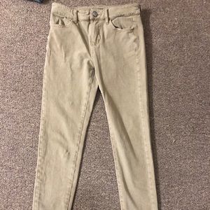 AMERICAN EAGLE khaki skinny jeggings